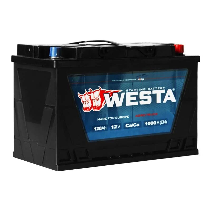 Автомобільний акумулятор WESTA Agro Truck 6CT-120Аh АзЕ (WT120)